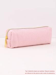 1 pieza, Manualidad de bordado, Estuche para lápices personalizado, Letras y números personalizables, Bolsa de cosmética de unicolor, Gran capacidad, Portátil, Cremallera de nailon, Compra la oferta de vuelta al colegio, Regalos para trabajadores y estudiantes, Útiles escolares, Estuche para lápices, Día de San Valentín, Halloween, Navidad, Acción de Gracias, Cumpleaños, Regalos de temporada de vuelta al colegio, Estuche para lápices personalizado de alta gama