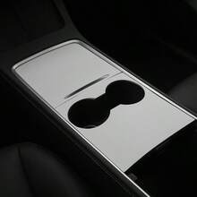 2 piezas Alfombrilla de consola central impermeable antideslizante con cubierta de silicona