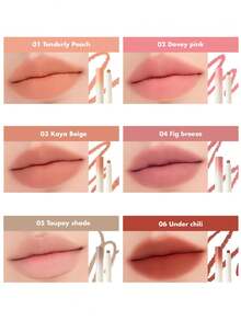 Rom&nd Romand LIP MATE PENCIL 02 Dovey Pink, Feather-Blur Edge, Airy Core Breathe Tech, Lip-Contour Fusion, Warm Nude Almond Haze, Cool Gray Rose Sheer, Caramel Chestnut Melt, Pocket-Size Lip Sculpt Kit, No-Makeup Lip Whisper, K-Beauty, Korean Makeup, 0.5g/0.02oz - 02 Dovey Hồng - Xem 9