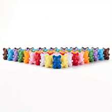 10/60 Peças Conjunto de Ursos de Contagem do Arco-Íris, Ursos de Plástico de Classificação e Contagem, Manipulativos de Matemática, Ursos de Contagem Coloridos, Adequados para Acessórios de Casa de Bonecas, Acessórios DIY