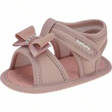 Baby Girl's Sandals With Bow, Children's Comfort, Pink - Màu hồng gỉ - Xem 4