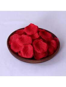 1000/2000/10pcs Romantic Style Non-Woven Fabric Simulated Rose Petals, Artificial Rose Petals, Romantic Handcrafted Scattered Flowers, Proposal Parties, Valentine's Day Decorations, Wedding Decorations And Room Decorations, Anniversary Decorations - Multicolor - View 4