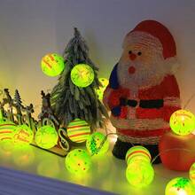 New Green Christmas Ball String Lights (LED) - Battery Powered (Batteries Not Included), Christmas Festival Decorative Lights, Ideal For Indoor Warm Ambiance, Garden Holiday Lighting, Home, Bedroom, Christmas Tree & Parties, Great For Home Decor & Holiday Illuminatio Christmas Decoration XMAS Decor Christmas Tree Gift Decor Thanksgiving Wedding Home Decor Home Decor Fall Decor Autumn Decor Birthday Decorations For Gifts Party Supplies Indoor Outdoor Garden Holiday Festival Decor Halloween Decor Wall Decor Halloween Ornaments