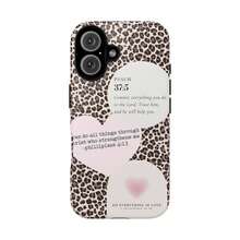 Leopard Print Christian Quotes Phone Case For Samsung S24 Ultra And  17, 16, 15, 14, 13, 12, 11 Pro Max, X, XR, XS Max, 8, And 7 Plus,Screen Protector,Fidgets, - Màu hỗn hợp 1 - Xem 2