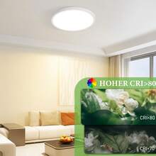 homefire Ceiling Lamp LED Ceiling Light Bathroom - 30CM Bedroom Lamp White Dimmable 24W Hall Lamp IP44 Waterproof Bathroom Lamp 3000K-6500K Flat Round Kitchen Lamp For Kitchen Balcony Hallway - 30CM-3000-6500K - Xem 5