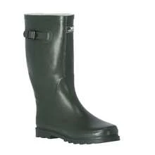 Trespass Rn X Mens Waterproof Rubber Wellington Boots (Marsh) - 100% Rubber - (TP271) - Green - View 1