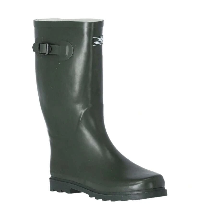 Trespass Rn X Mens Waterproof Rubber Wellington Boots (Marsh) - 100% Rubber - (TP271) - Green - View 1