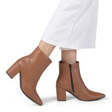 Women Fashion Boots - Lạc đà - Xem 7
