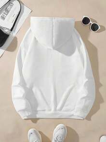 MensGraphicHoodiesLetterPrintHoodieUnisexOversizedHoodiesLongSleevePocketpullover,WomensOversizedHoodiesSweatshirtsFallFashion2025PulloverSweatersWinterClothesStarLaboratoriesLogoPrintMen'sHoodiesPulloverCasualSweatshirtsWithPocketsLooseFitLongSleeveDrawstringDesignHoodySweatshirtAutumnParty,HolidaySweater,SoftFabric,PrintedSweater,CasualWearersGiftForMenWomenSizeS-3XL  
 Black  Loose American Retro Sports Casual Street Hip-Hop Printed Hoodie Drawstring Hoodie Pocket Design Couple Set Unisex - 白色 - 查看 3