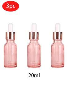 1个/3个装玻璃滴管瓶，精华液可灌装瓶，化妆品混合容器，带刻度滴管的空瓶，容量5毫升-100毫升，试剂眼药水玻璃瓶，香薰液瓶，旅行装灌装瓶，5-100毫升可灌装化妆品容器，滴管瓶，精华液瓶，化妆品样品瓶，玻璃化妆品瓶 - 彩色 - 查看 13