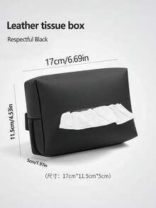 多功能车载纸巾盒，创意车载扶手纸巾架，后座安装式纸巾盒 - 彩色 - 查看 4