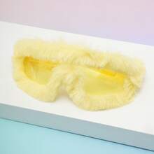 1 Piece Of Women's  With Furry Personality And Winter Fashion, Cute Furry Pink And Blue Glasses, Suitable For Daily Commuting, Going Out With Friends, Vacations, Parties, Christmas Parties, Perfect Gifts For Oneself And Friends - 藍色 - 查看 2