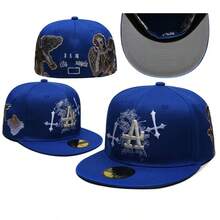 (3-5 días para llegar) m-b moda casual bordado gorra de béisbol deporte versátil l-a personalidad visera sombrero - LA - Ver 8