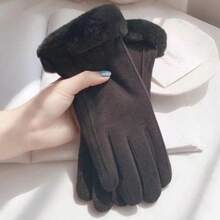 Autumn/Winter Outdoor Warm Thermal Lined Windproof Cycling Gloves, Touchscreen Friendly & Anti-Slip - Multicolor - View 7