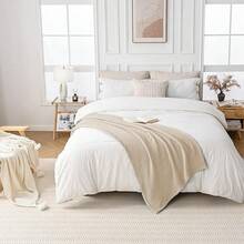 Muslin Throw Blanket 50x65 Inches, Cozy Soft Lightweight Pre-Washed Cotton, All Season Breathable 4-Layer Gauze Throw Sofa Couch Bed, Dusty Olive, Blanket - 02 - 中性 - 查看 7