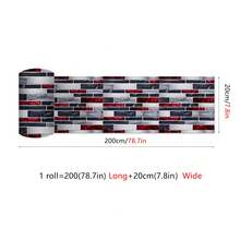 1 cuộn giấy dán tường PVC chống thấm nước tự dính dài 2 mét, họa tiết vân đá cẩm thạch sọc. Giấy dán tường tự làm này có thể cắt theo kích thước tùy ý, phù hợp để trang trí nội thất. Lý tưởng để bảo vệ và làm đẹp tường phòng khách, nhà bếp, phòng tắm và phòng ngủ, dùng làm giấy dán tường trang trí DIY. Giấy dán tường. Giấy dán tường. Trang trí tường. Trang trí phòng. Trang trí phòng ngủ. - Nhiều màu - Xem 13