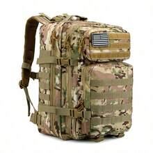 50L/30L Elite 戰術背包 重裝級 3 日 MOLLE 逃生包 超耐用工作背包 男士戶外探險 徒步 露營 旅行用 - 彩色 - 查看 20