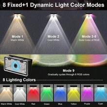 4 Packs Solar Fence Lights, Multicolor Garden Wall Light, Outdoor Yard Landscape Villa Corridor Decorative Lighting For Halloween Christmas, Thanksgiving, Smart Sensor Illumination For Home And Garden