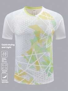 Customized Football Jersey With Logo, Name And Number, Unisex Sports T-Shirt Suitable For Football, Badminton And Volleyball, Spring/Summer - Yellow - View 3