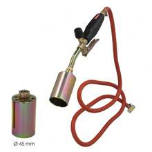 WOLFPACK PROFESSIONAL LINE Blowtorch 3 Nozzles With Lever And Tube - Orange - View 5