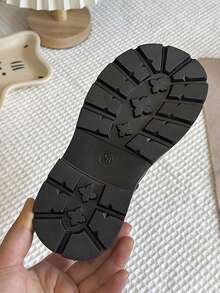 Girls' Mary Jane Loafers, Decorated With Bow, Brown Leather Thick Sole School Uniform Shoes, Suitable For Daily And Party Wear - Black - View 5