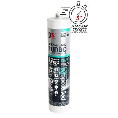 Adhésif turbo à prise instantanée Emax MS-55 blanc 290 ml.