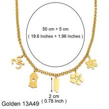 1 pieza Mapa de Puerto Rico, Máscara floral, Collar con símbolo tradicional de rana PR y flor de hibisco, Joyería de acero inoxidable para mujeres - Multicolor - Ver 5