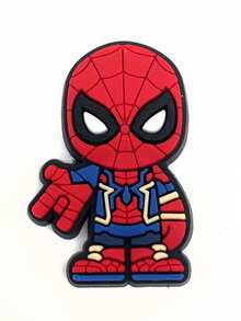 Set di 23 pezzi di accessori alla moda per scarpe a tema Spider-Man Marvel, ideali per Ognissanti. Decorazioni in PVC per zoccoli, adatte come regalo per adulti