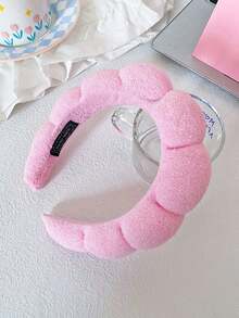 Spa Headband 1 Pcs For Women-Girls, Autumn New Arrivals  Makeup Sponge Headband, Non Slip Face Wash, Skincare-Padded Soft Thick Terry Cloth Hair Band Accessory 1 Pcs Fashion Hair Accessory Day Gift Headwear Cute Hairaccesories Stretch Headband Hair Accessories(Pink)Autumn New Arrivals