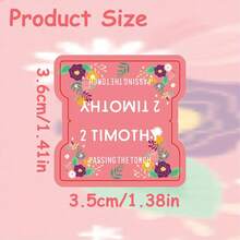 Bible Tabs Pastel Bloom - Soul Nourishing Book Summaries - 66 Peel-And-Stick Laminated Bible Tabs Large Print,Books Of The Bible Tabs For Women Study Bible, Bible Book Tabs,School Supplies,Back To School