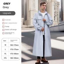 High Quality Fashion Thickened Raincoat Full Body Raincoat Waterproof And Windproof Rain Jacket For Men And Women Rain Poncho Multi Functional Raincoats Outdoor Activities Rain Wear Cycling Traveling Climbing Rain Coat Waterproof Plus Size Rain Coat Black Raincoat Adult Travel Fashion Raincoats Outdoor Thickened Rain Poncho Rainwear,Spring Summer Picks,Brides Maid Gifts,Room,Bedroom Deccor,Bedroom Deccor,Beach,Travel,For Men,For Women,Vacation - Grey - View 14