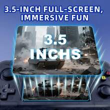 R36H Retro Handheld Game Console With Open Source Linux System,Cortex-A35 CPU, 64GB TF Card Comes With Over 10,000 Classic Games,3.5-Inch IPS Screen Portable Classic Handheld Game Console-Black, Sd Card, Gifts For Men, Roku Remote, Control Roku, Video Games - màu đen - Xem 6