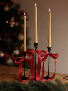 3/6/30件套黑色创意欧式金属烛台，简约设计，婚礼装饰，酒吧派对，客厅，餐厅装饰