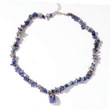 Asymmetrical Natural Amethyst Agate Stone Necklace Adjustable Chain Square Pendant Long Necklace Women Fashion Personalized Jewelry Suitable For Daily Wear And Special Occasions