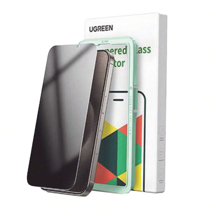 Protector de pantalla  HD con marco de instalación para iPhone 16 Pro Max (paquete de 1) - 45976 - Multicolor - Ver 1