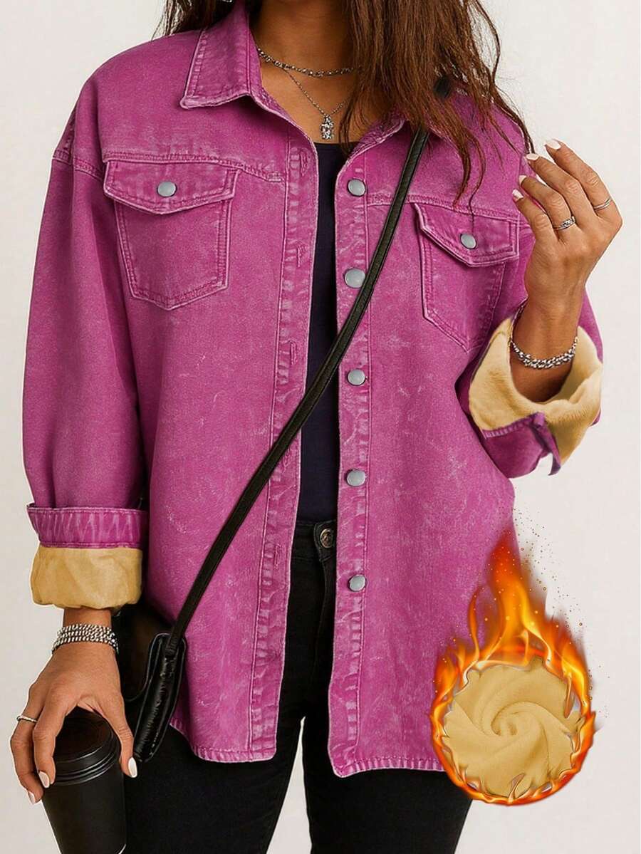 Chaqueta de cárdigan casual con botones y forro polar grueso para mujer, adecuada para otoño e invierno, viajes y salidas, abrigos cálidos y a prueba del frío, disfraces de Halloween para mujeres