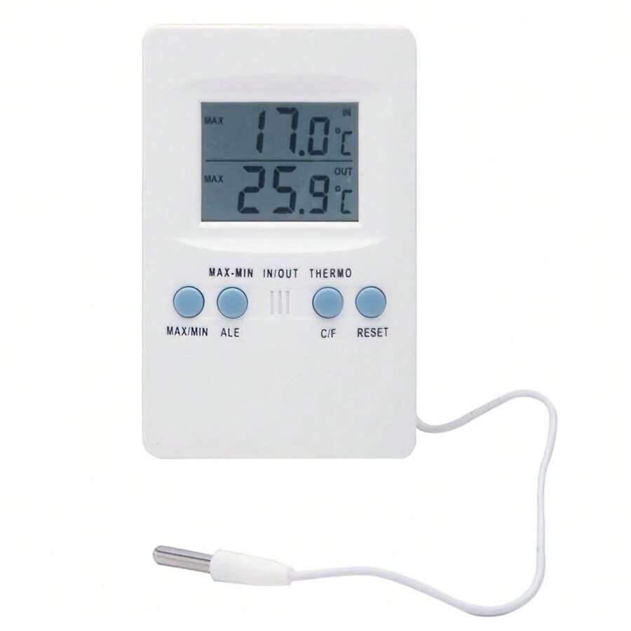 Oryx Digital Thermometer With Sensor And Display 11 Cm. - White - View 1