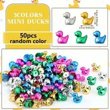 20/30/50 Tượng Vịt Mini, Tượng Vịt Mạ Điện Màu Sắc Tươi Sáng Trang Trí, Tượng Động Vật Cảnh Quan Sân Vườn Mini, Trò Chơi Trốn Tìm Trong Bể Cá, Trang Trí Bánh, Mặt Dây Chuyền Tự Làm - Nhiều màu - Xem 9
