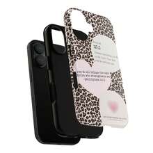 Leopard Print Christian Quotes Phone Case For Samsung S24 Ultra And  17, 16, 15, 14, 13, 12, 11 Pro Max, X, XR, XS Max, 8, And 7 Plus,Screen Protector,Fidgets, - Màu hỗn hợp 1 - Xem 5