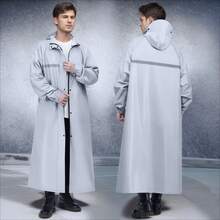 High Quality Fashion Thickened Raincoat Full Body Raincoat Waterproof And Windproof Rain Jacket For Men And Women Rain Poncho Multi Functional Raincoats Outdoor Activities Rain Wear Cycling Traveling Climbing Rain Coat Waterproof Plus Size Rain Coat Black Raincoat Adult Travel Fashion Raincoats Outdoor Thickened Rain Poncho Rainwear,Spring Summer Picks,Brides Maid Gifts,Room,Bedroom Deccor,Bedroom Deccor,Beach,Travel,For Men,For Women,Vacation - Grey - View 11