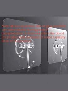 30 خطاف شفاف قوي اللصق، بدون الحاجة إلى ثقب، خطاف لا يترك آثار قابل للإزالة، قوي اللصق، شفاف، مقاوم للماء، مقاوم للصدأ، مناسب للملابس والقبعات والأواني والأحذية والإكسسوارات والأدوات المنزلية والحقائب والمطبخ والحمام وغرفة المعيشة وغرفة النوم وتعليق الحائط، رف تخزين متعدد الاستخدامات، مناسب لجدران الغرف والأبواب والخزائن