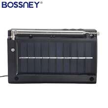 BOSSNEY BS-R8017BTS portátil 8 bandas 5V 0.6w solar radio multiuso fm - Negro - Ver 9