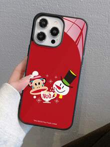 Paul Frank 官方授权二合一亚克力手机壳，全身防震保护带摄像头盖，设计兼容 13/14/15/16 Pro Max - 彩色 - 查看 3