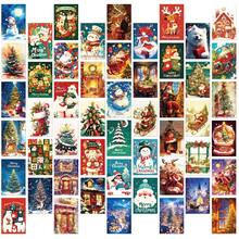 Christmas-Themed Cards - Decorative Background Cards, Gift Greeting Cards, Postcards & Message Cards