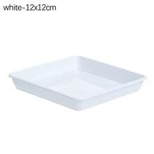 1pc Plant Saucer 4/6/7/8/10 Inch Drip Trays Plastic Tray Saucers Indoor Outdoor Flower Pot Square