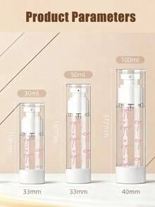 30/50/100ml Butterfly Pattern Transparent Plastic Refillable Travel Bottles, Suitable For Lotions, Creams, Shampoos, Toners Etc., Made Of Durable Quality Plastic, Reliable For Travel Or Home Use - Multicolor - View 4