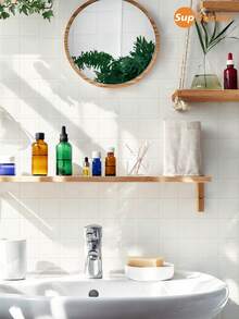 12pcs/Set 5.91x5.91/7.87x7.87inch Fresh Style Home & Kitchen Decor Stickers, PVC Self-Adhesive Faux Ceramic Tile Wall Stickers, Waterproof, Oil-Proof, Easy To Clean, Suitable For Living Room, Bedroom, Kitchen, Bathroom Wall Decor, Cabinet Surface, Furniture Renovation