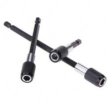 6,35 mm Sechskant-Schaft Schnellspann-Verlängerungsstange mit Selbstverriegelung, Bohrereinsatz-Schraubendreher Schnellkupplung Verlängerungswelle