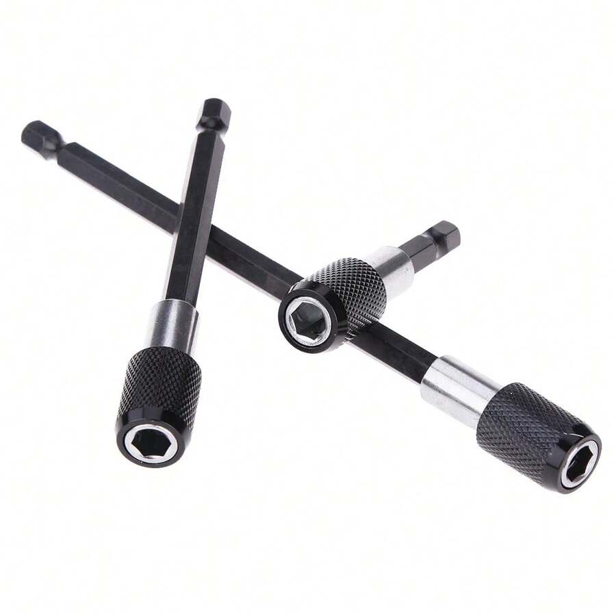 6,35 mm Sechskant-Schaft Schnellspann-Verlängerungsstange mit Selbstverriegelung, Bohrereinsatz-Schraubendreher Schnellkupplung Verlängerungswelle