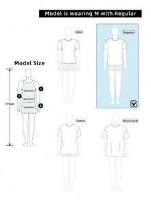 Men's Personalized Funny T-Shirt - Front & Back Custom Graphic Print, Short Sleeve Lightweight Top, Easy Care, Perfect For Work Uniforms, Dance Ensembles, Matching Couples & Best Friends